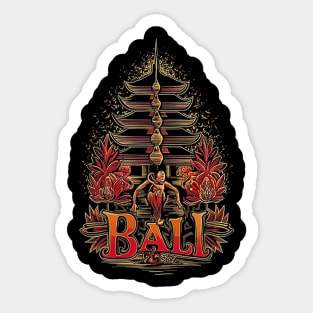 Bali Island Indonesia Sticker